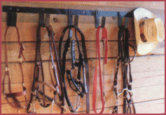 hooked bridle racks